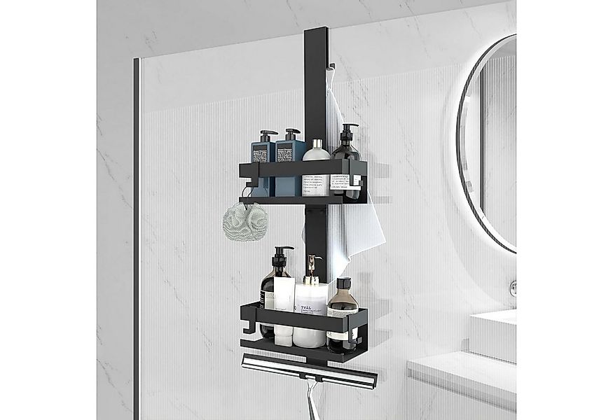 LuxusKollektion Badaccessoire-Set Duschablage zum Hängen aus Edelstahl für günstig online kaufen