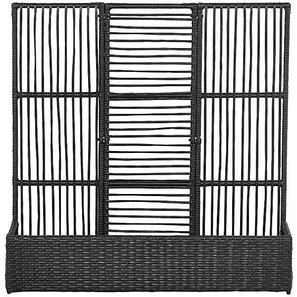 Outsunny Polyrattan Hochbeet mit Rankgitter, Blumenkasten, Pflanzenkasten, günstig online kaufen