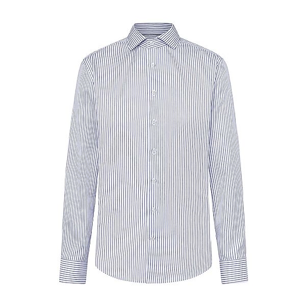 Hackett Sr Bengal Twill Langarm Hemd M Blue / White günstig online kaufen