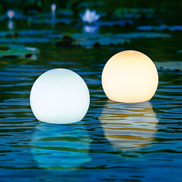 esotec LED Teichleuchte Schwimmfähiges Solar Leuchtkugelset günstig online kaufen