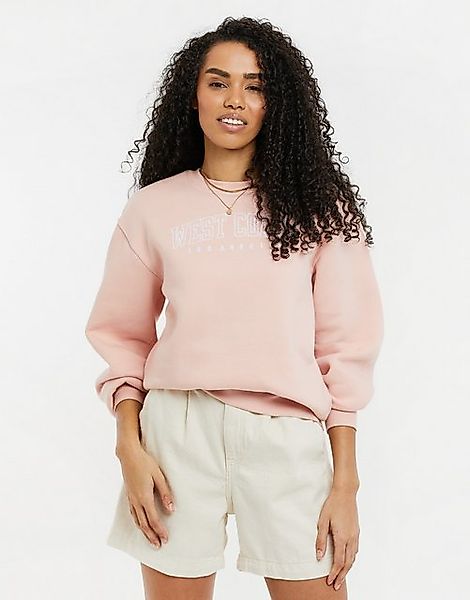 Threadbare Rundhalspullover West Coast Embroidered Crew Neck (1-tlg) im spo günstig online kaufen