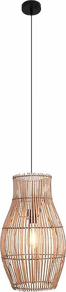 ECO-LIGHT Pendelleuchte »Bamboo«, 1 flammig, Leuchtmittel E27   ohne Leucht günstig online kaufen