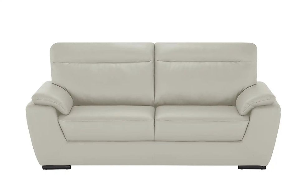 divanotti Sofa aus Leder Brandy II ¦ grau ¦ Maße (cm): B: 210 H: 95 T: 100. günstig online kaufen