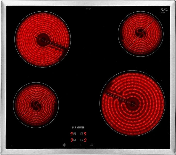 SIEMENS Elektro-Kochfeld "ET645HE17" touchControl Funktion für eine einfach günstig online kaufen