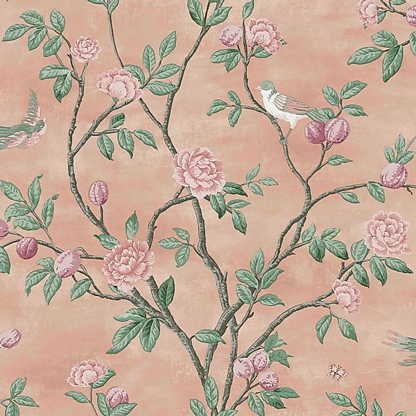 LAURA ASHLEY Vliestapete Eglantine, gemustert, FSC® günstig online kaufen