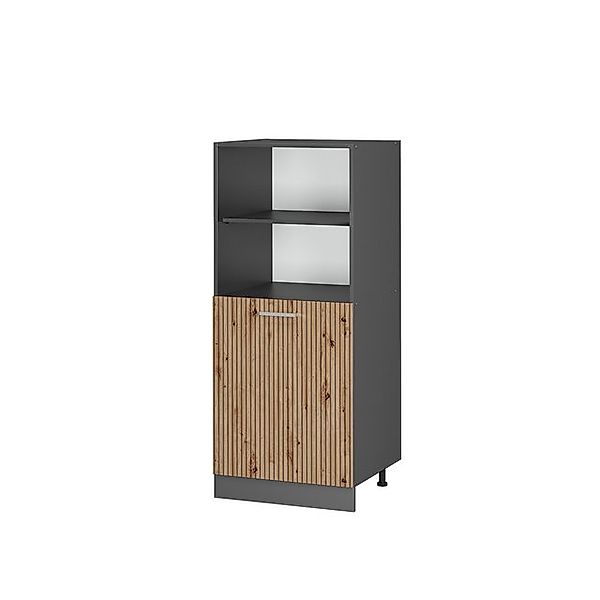 Vicco Herdumbauschrank R-Line Herdschrank Artisan-Eiche/Anthrazit 60 cm günstig online kaufen