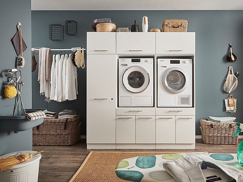 freiraum Waschmaschinenumbauschrank LAUNDREEZY in weiß - 185x200x67,5 (BxHx günstig online kaufen