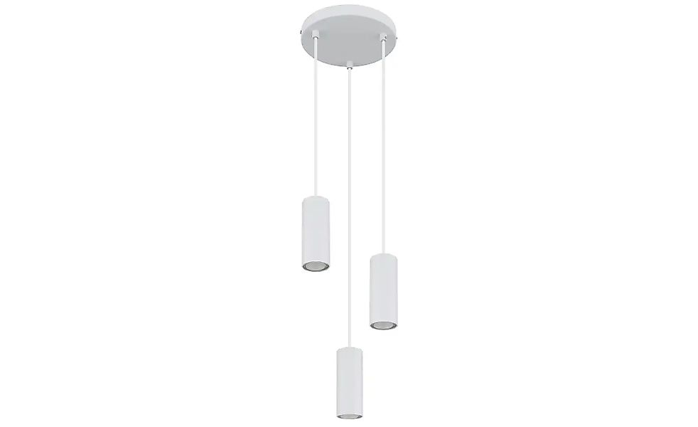 Globo Lighting Pendelleuchte   ¦ weiß ¦ Maße (cm): B: 21 H: 120  Ø: 21 Lamp günstig online kaufen