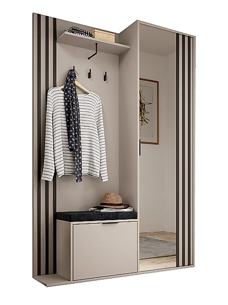 Compleo Garderoben-Set mit Spiegel, Flur Set, günstig online kaufen