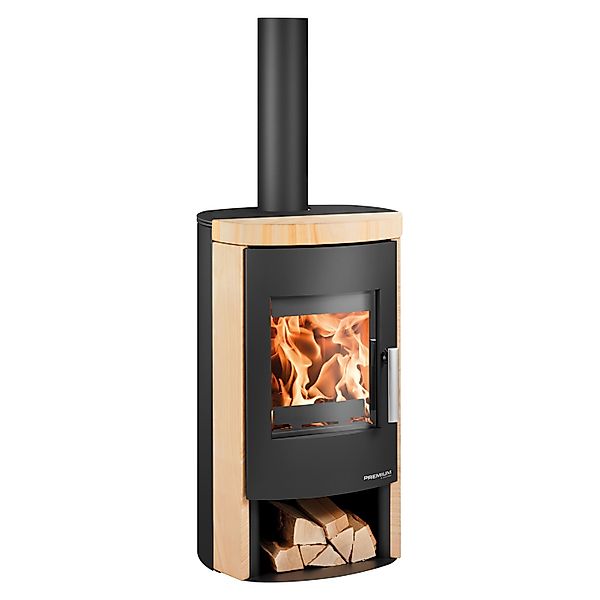 Haas+Sohn Bali Kaminofen Stahl Schwarz 6 kW günstig online kaufen