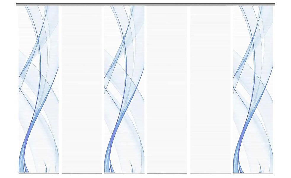 VISION S Schiebevorhang   ¦ blau ¦ Synthetik ¦ Maße (cm): B: 60 H: 260 Gard günstig online kaufen