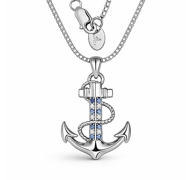 PAVELS Kette mit Anhänger PAVELS Halskette mit Anker – 925er Silber, vergol günstig online kaufen