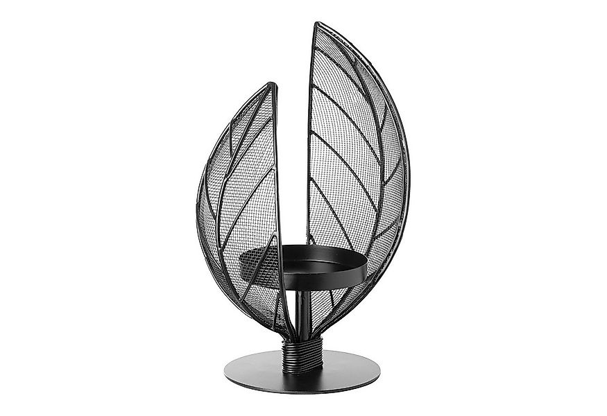 Fink Windlicht VITANA Windlicht - matt schwarz aus Eisen - H. 30cm - Kerzen günstig online kaufen