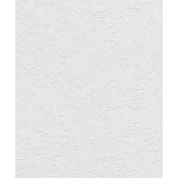 Rasch Vliestapete Wallton 166101 Uni Weiß 10,05 mx0,53 m günstig online kaufen