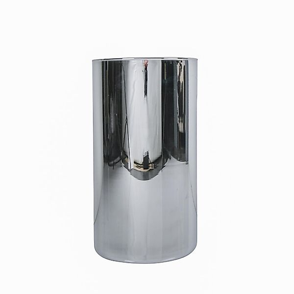 Hakbijl Glass Dekovase Silber, Durchmesser 14 günstig online kaufen