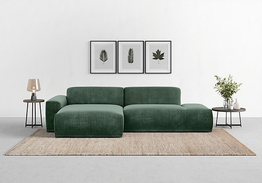 TRENDMANUFAKTUR Ecksofa »Braga, mit hochwertigem Kaltschaum, L-Form, in Cor günstig online kaufen