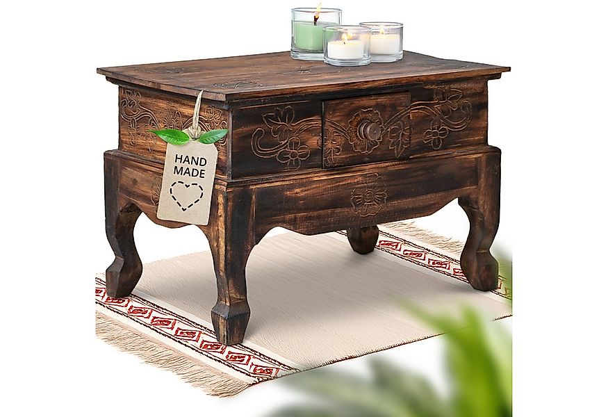 livasia Couchtisch Opiumtisch aus Bali - 59x39cm, handgefertigt günstig online kaufen