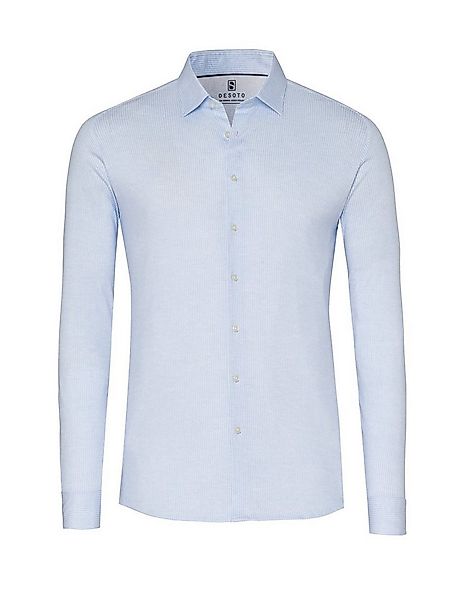 DESOTO Langarmhemd Casual Kent 1/1 Jerseyhemd, Kentkragen, Slim Fit günstig online kaufen