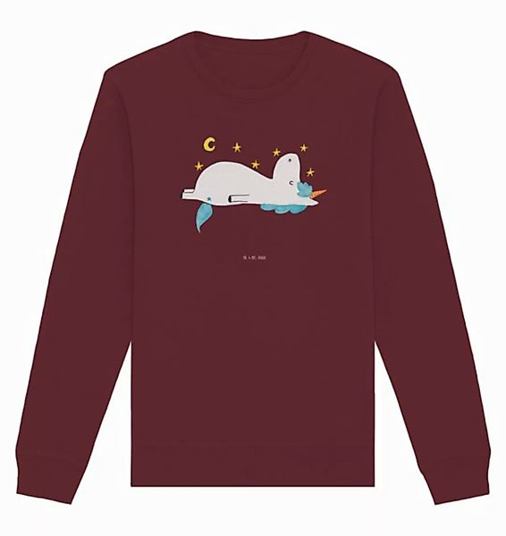 Mr. & Mrs. Panda Longpullover Größe XL Einhorn Sternenhimmel - Burgundy - G günstig online kaufen