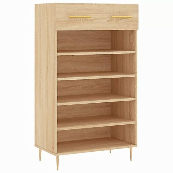 vidaXL Schuhschrank Schuhschrank Sonoma-Eiche 60x35x105 cm Holzwerkstoff (1 günstig online kaufen