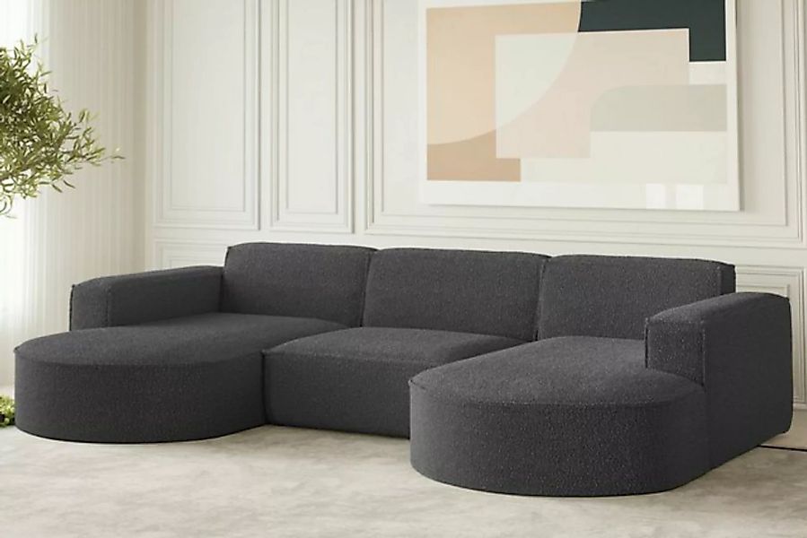 Fun Möbel Wohnlandschaft U-Form Sofa PALMA, frei im Raum stellbar, Rundumbe günstig online kaufen