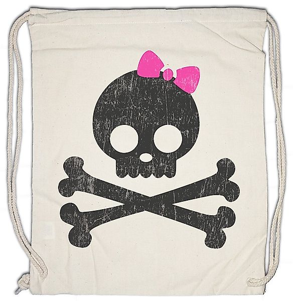 Urban Backwoods Turnbeutel Girlie Skull & günstig online kaufen