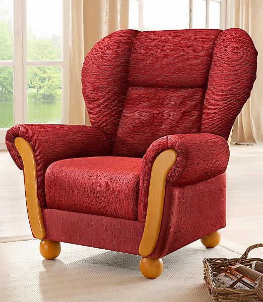 Home affaire Sessel "Milano, Ohrensessel", Hochlehnsessel günstig online kaufen