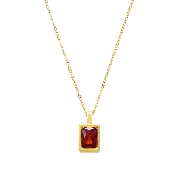 GOLDKLEIN Kette mit Anhänger Edelstahl vergoldet günstig online kaufen