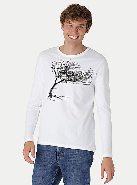 Bio-herren-langarmshirt "Windy Tree" günstig online kaufen