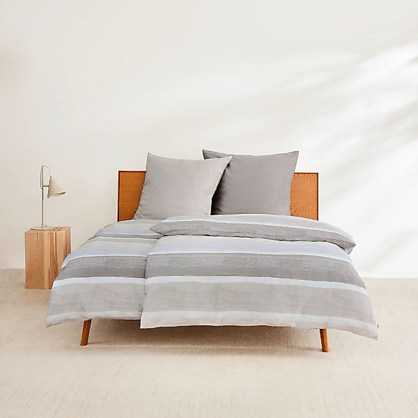 s.Oliver Bettwäsche "Satinbettwäsche s.Oliver" 2 Stk. tlg. Aquarell Optik günstig online kaufen