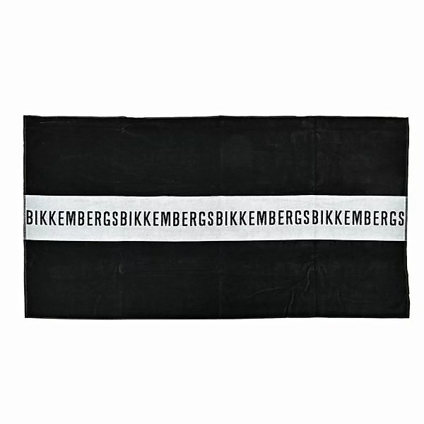 BIKKEMBERGS Unisex Strandtuch - Badetuch, Beach Towel, Logo-Schriftzug, ca. günstig online kaufen
