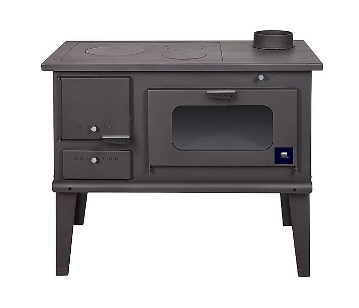 moeby24 Kaminofen Küchenofen Holzherd Kaminofen Herd Gusseisen 7,9KW BimSch günstig online kaufen