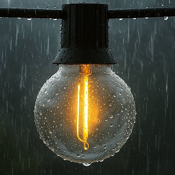 Calex Solar-LED-Lichterkette Vista, Länge 20 Meter, IP44 günstig online kaufen