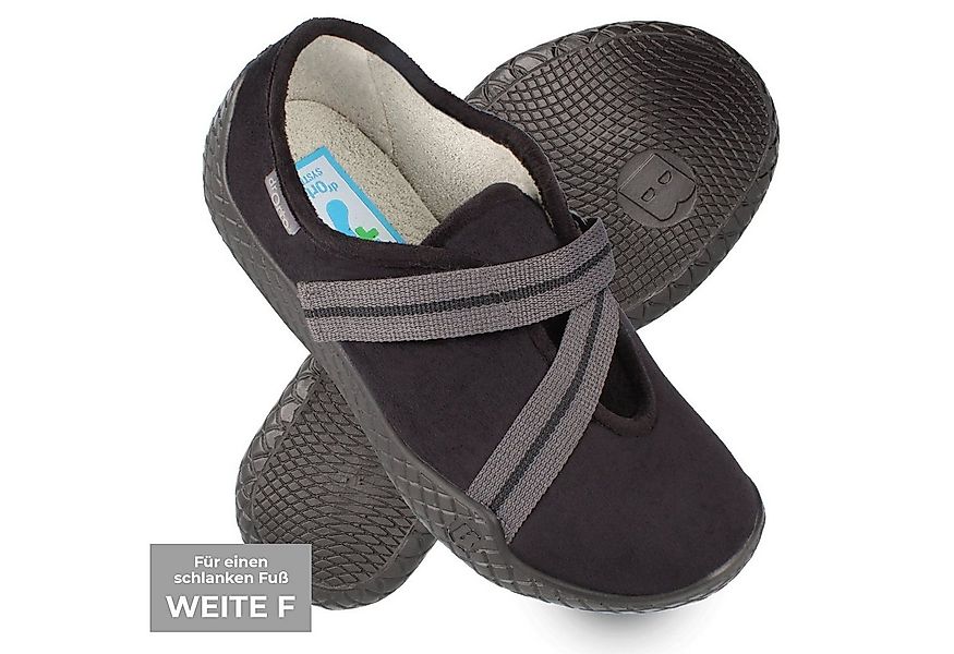 Dr. Orto Stavoren für schmale Füße Damen Sneaker Slipper, Ballerinas, Klett günstig online kaufen