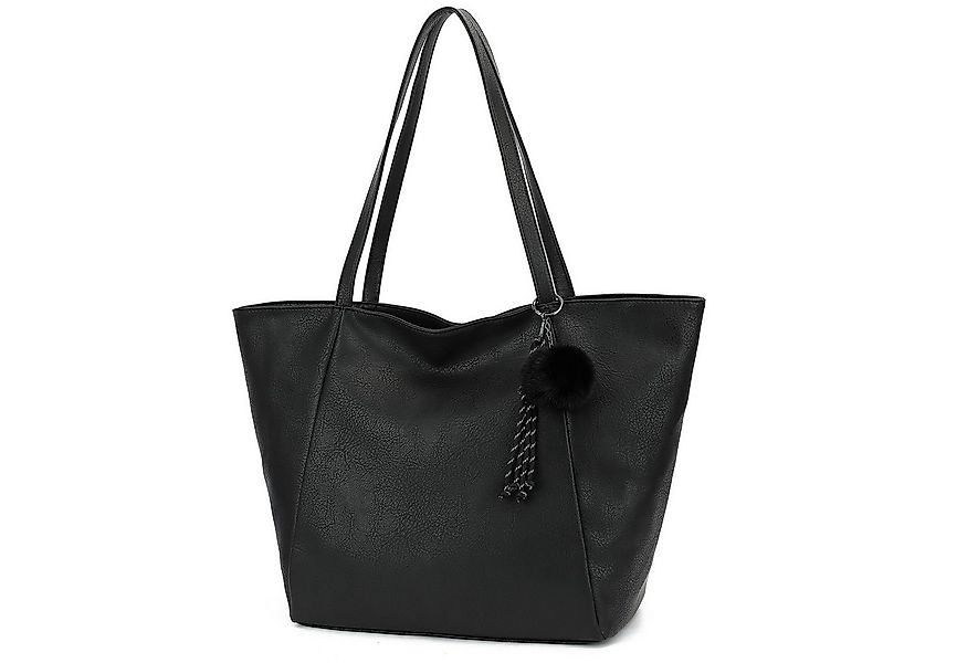 TAN.TOMI Schultertasche Magnetverschluss Umhängetasche Shopper Bag mit Reiß günstig online kaufen