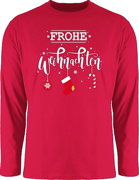 Shirtracer Rundhalsshirt Frohe Weihnachten I Weihnachtsmotiv günstig online kaufen