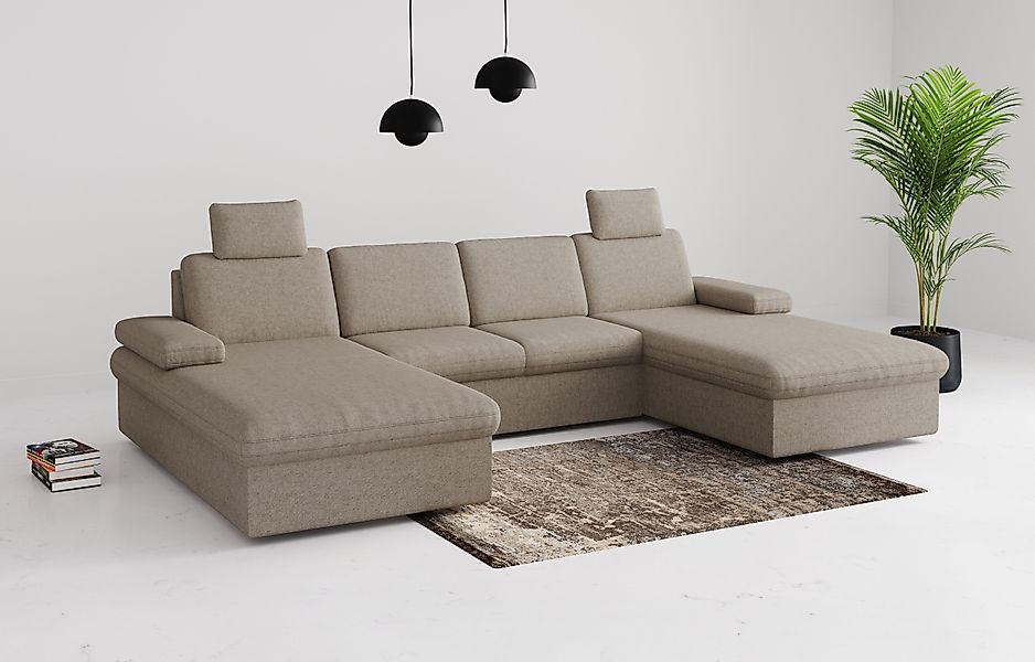 sit&more Wohnlandschaft Moreno U-Form, B: 309 günstig online kaufen