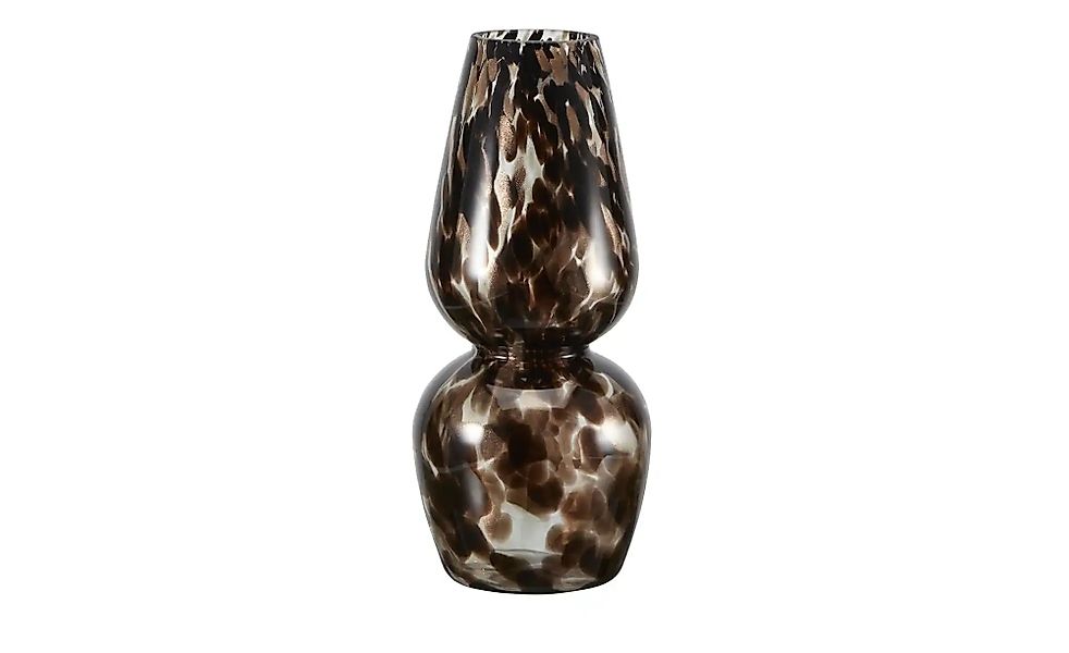 HOME STORY Vase   ¦ braun ¦ Glas ¦ Maße (cm): H: 34  Ø: 15 Accessoires > Va günstig online kaufen