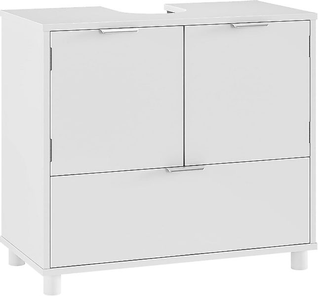 MSMASK Waschbeckenunterschrank Badezimmerschrank mit 2 Türen, 1 Schublade, günstig online kaufen