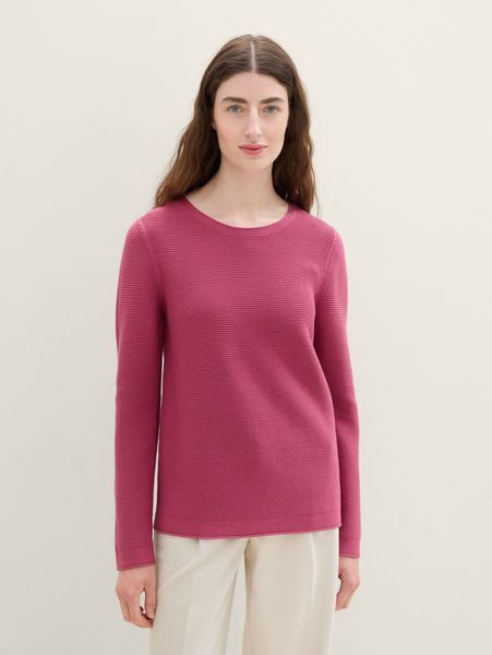 TOM TAILOR Strickpullover Strickpullover aus Bio-Baumwolle günstig online kaufen