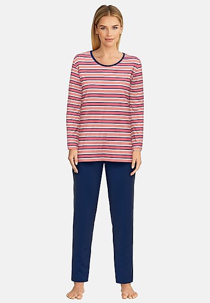 GÖTZBURG Pyjama Herbstblume Langarm, Rundhalsausschnitt, Oberteil günstig online kaufen