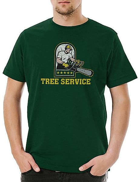 Urban Backwoods Print-Shirt Urban Backwoods Tree Service I Herren T-Shirt G günstig online kaufen