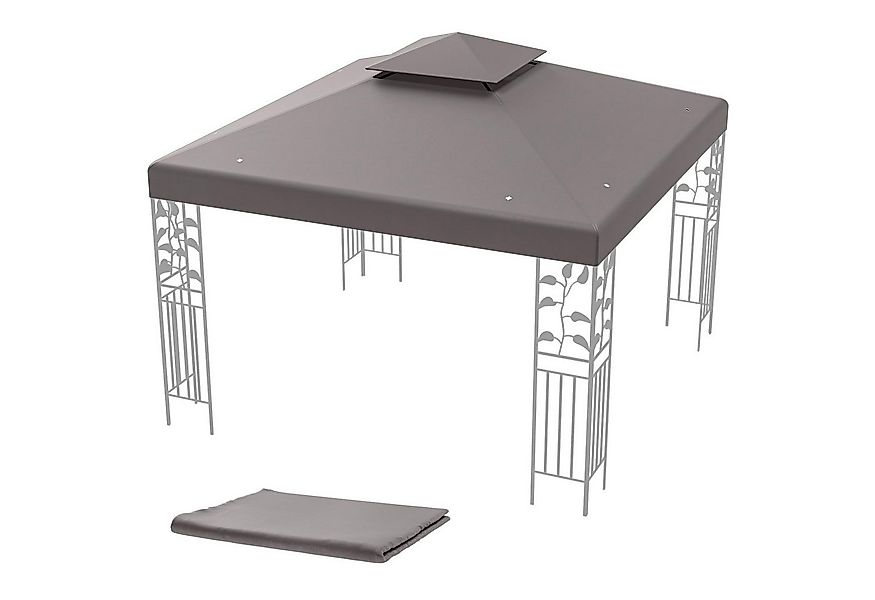 COSTWAY Pavillon-Ersatzdach 3x3m Ersatzdach, mit Klettverschlüssen günstig online kaufen
