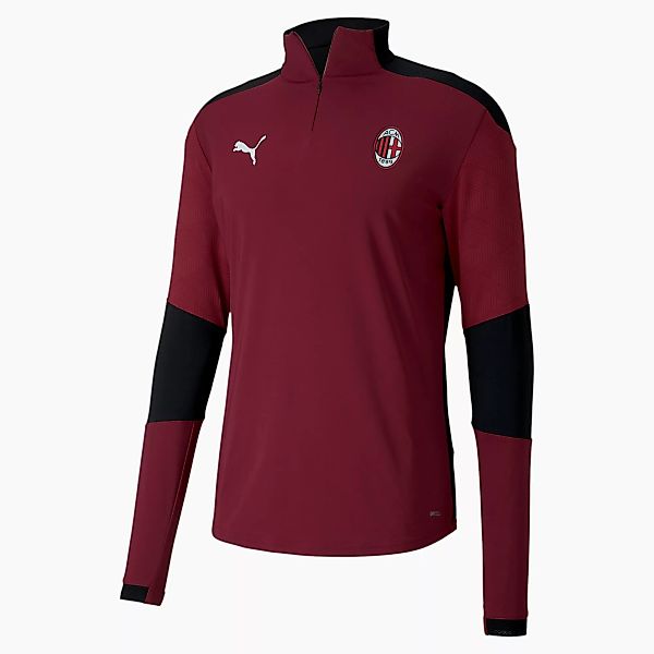 PUMA AC Mailand Herren Trainingsshirt mit viertellangem Reißverschluss | Mi günstig online kaufen