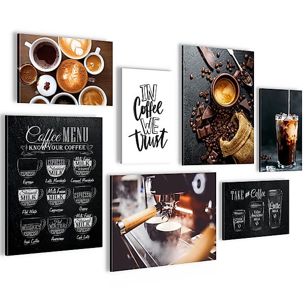 Novart Wandbild Wandbilder Küche Kaffee - günstig online kaufen