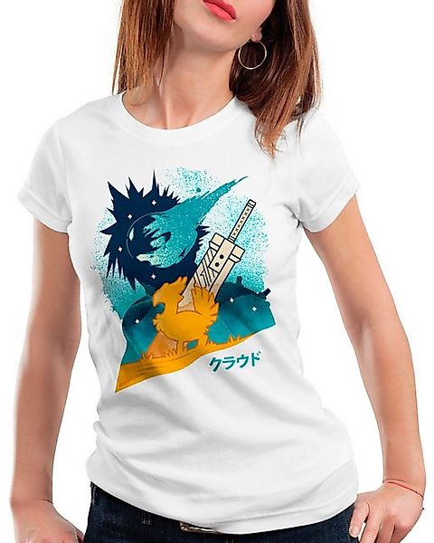 style3 T-Shirt Cloud Meteor final fantasy 7 VII rebirth chocobo remake günstig online kaufen