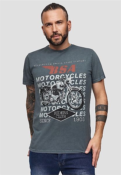 Recovered T-Shirt "BSA Birmingham Motorcycles", mit coolem Print günstig online kaufen