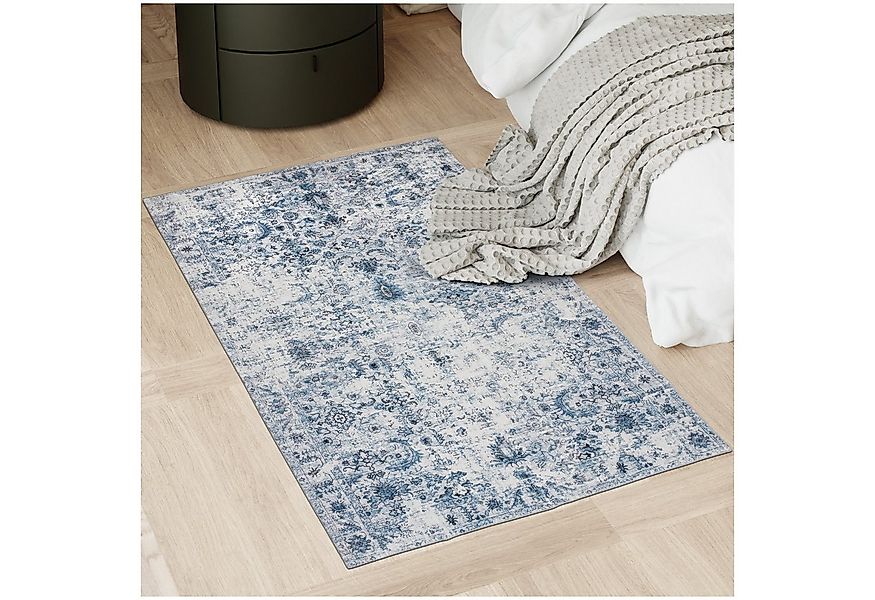 tectake Teppich Vintage Designer Teppich, Eckig, Höhe: 0.6 mm, verschiedene günstig online kaufen