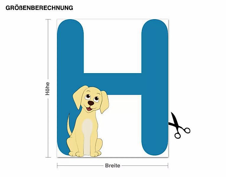 Wandtattoo Kinder ABC - Hund günstig online kaufen