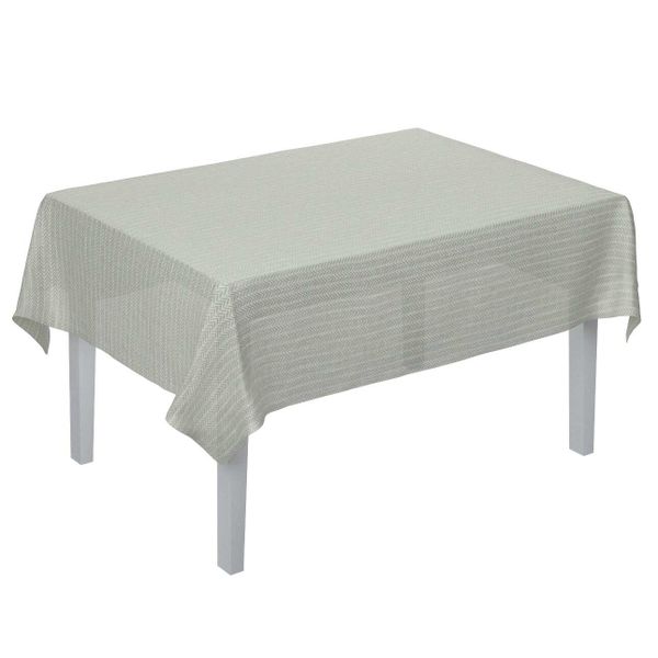 Rechteckige Tischdecke, silbern-grau, Imperia Premium (144-10) günstig online kaufen